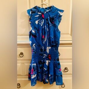 Sugarlips Blue and Pink Floral Dress